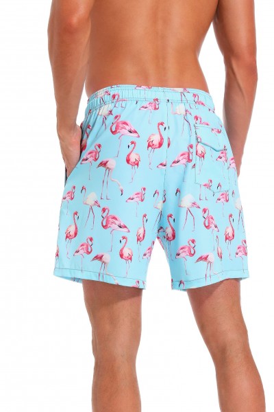 Men's Compression Swim Trunks with Lined Inseam 5 Inch Bathing Suits for Mens Board Shorts