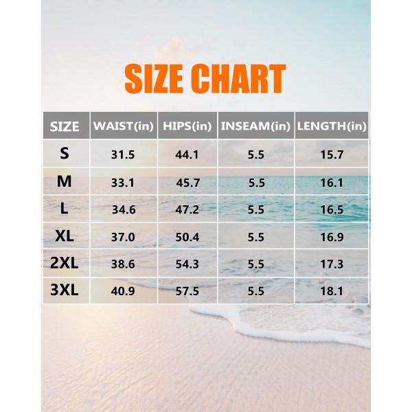 Mens Compression Swim Trunks with Lined Inseam 5 Inch Bathing Suits for Mens Board Shorts