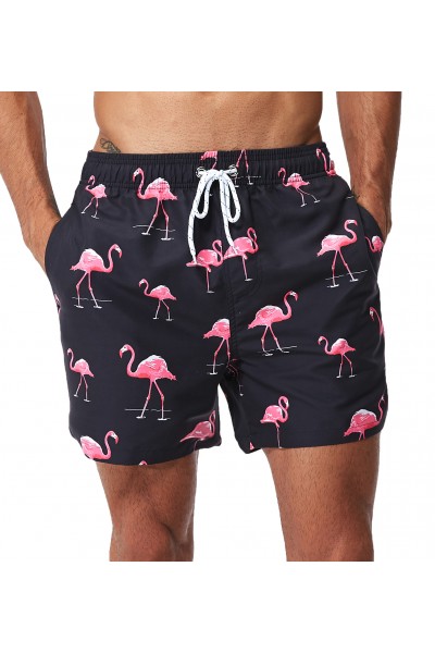 SILKWORLD Men's Swim Trunks Quick Dry Shorts with Pockets