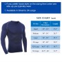 SILKWORLD Mens Long-Sleeve Compression Shirt Base-Layer Running Top