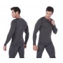 SILKWORLD Mens Long-Sleeve Compression Shirt Base-Layer Running Top