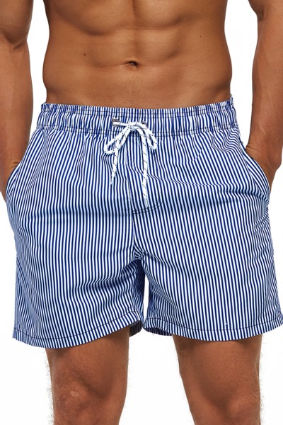 SILKWORLD Mens Swimming Trunks 5 Inch Inseam Swim Shorts Summer Bathing Suit Swimwear Beachwear with Pockets