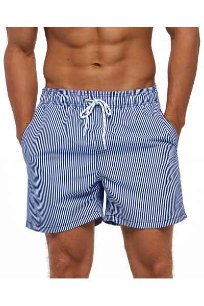 SILKWORLD Mens Swimming Trunks 5 Inch Inseam Swim Shorts Summer Bathing Suit Swimwear Beachwear with Pockets