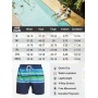 SILKWORLD Quick Dry Mens Swimming Trunks with Compression Liner Bathing Suit Swim Shorts with Zip Pockets