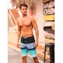 SILKWORLD Mens Swim Trunks with Compression Liner 9 Beach Board Shorts Men 2 in 1 Quick Dry Bathing Suit with Pockets